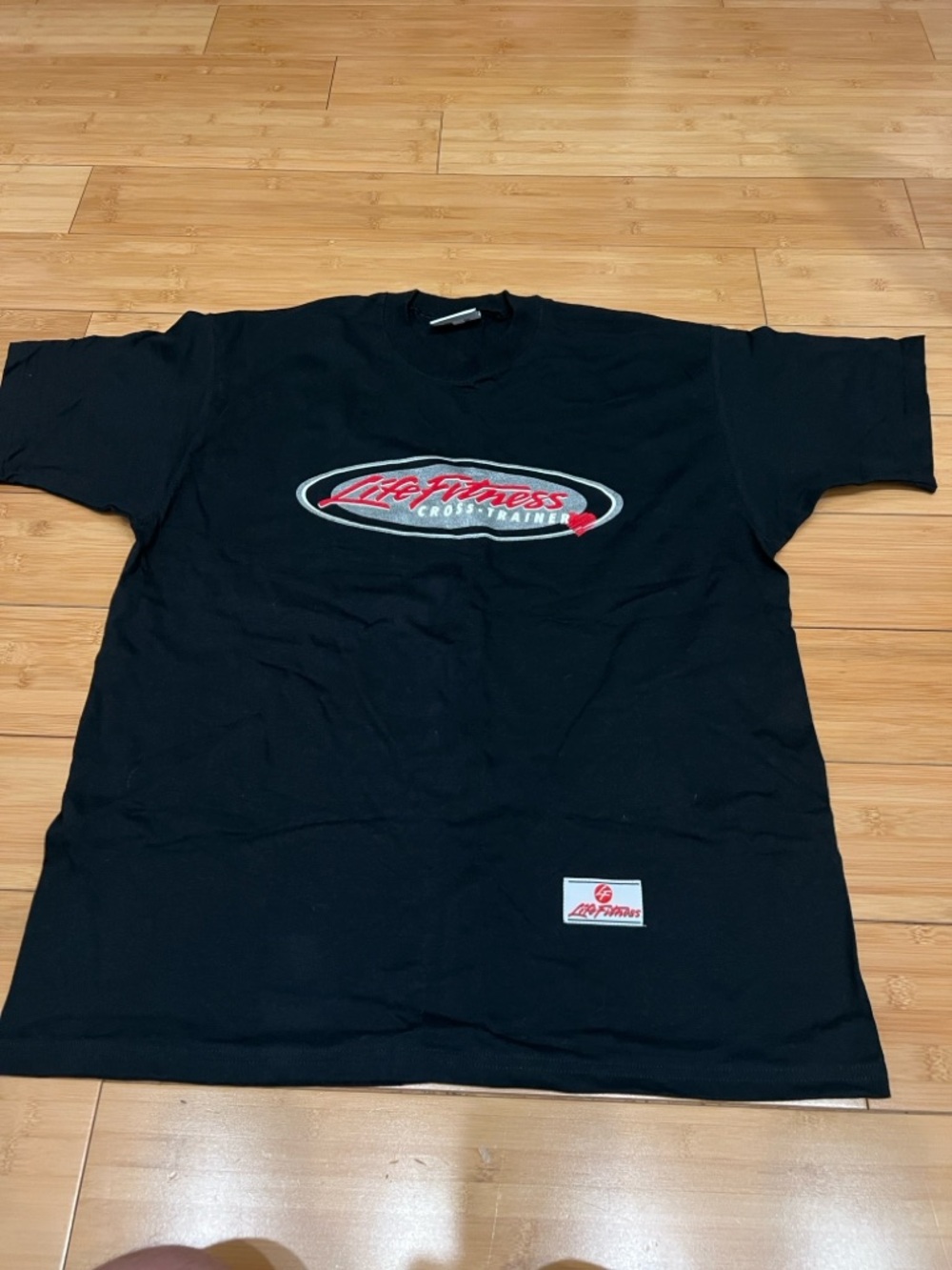 Retro Life Fitness Cross-Trainer Black T Shirt Made In USA %100 Cotton XL